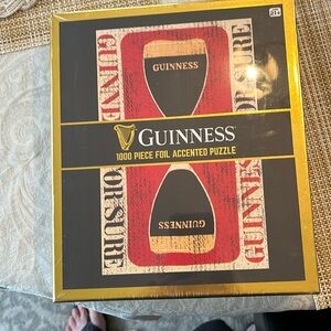 Guinness 1000 Piece Foil Accented 29"X23" Puzzle New In Box Dublin Pub Inspired